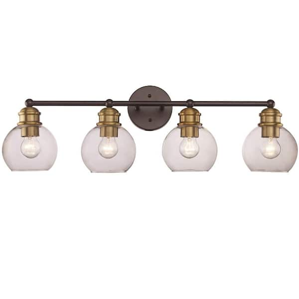 4 bulb online vanity light fixture