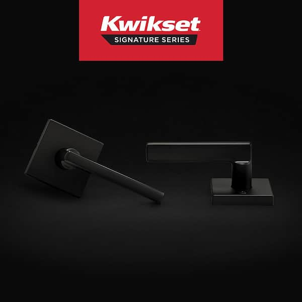 Halifax Square Matte Black Hall/Closet Passage Door Handle