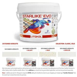 Starlike EVO Epoxy Grout 100 Bianco Assoluto Classic Collection 2.5 kg - 5.5 lbs.