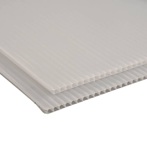 Clear Corrugated Plastic Sheet, Corrugated Plastic Roof Sheets Home Depot