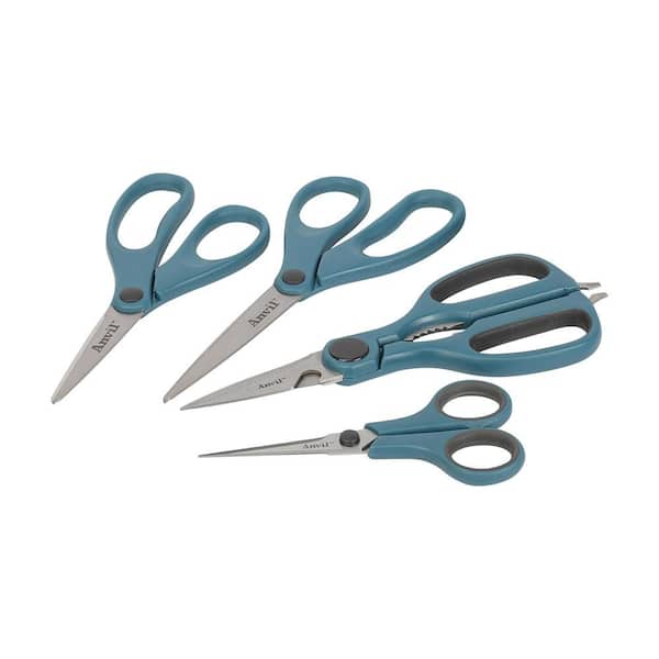 Anvil 4-Piece Scissors Set 92097 - The Home Depot