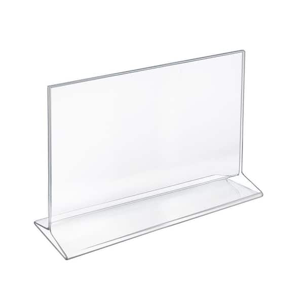 11 in. x 8.5 in. Horizontal Top Load Acrylic Sign Holder (10-Pack)
