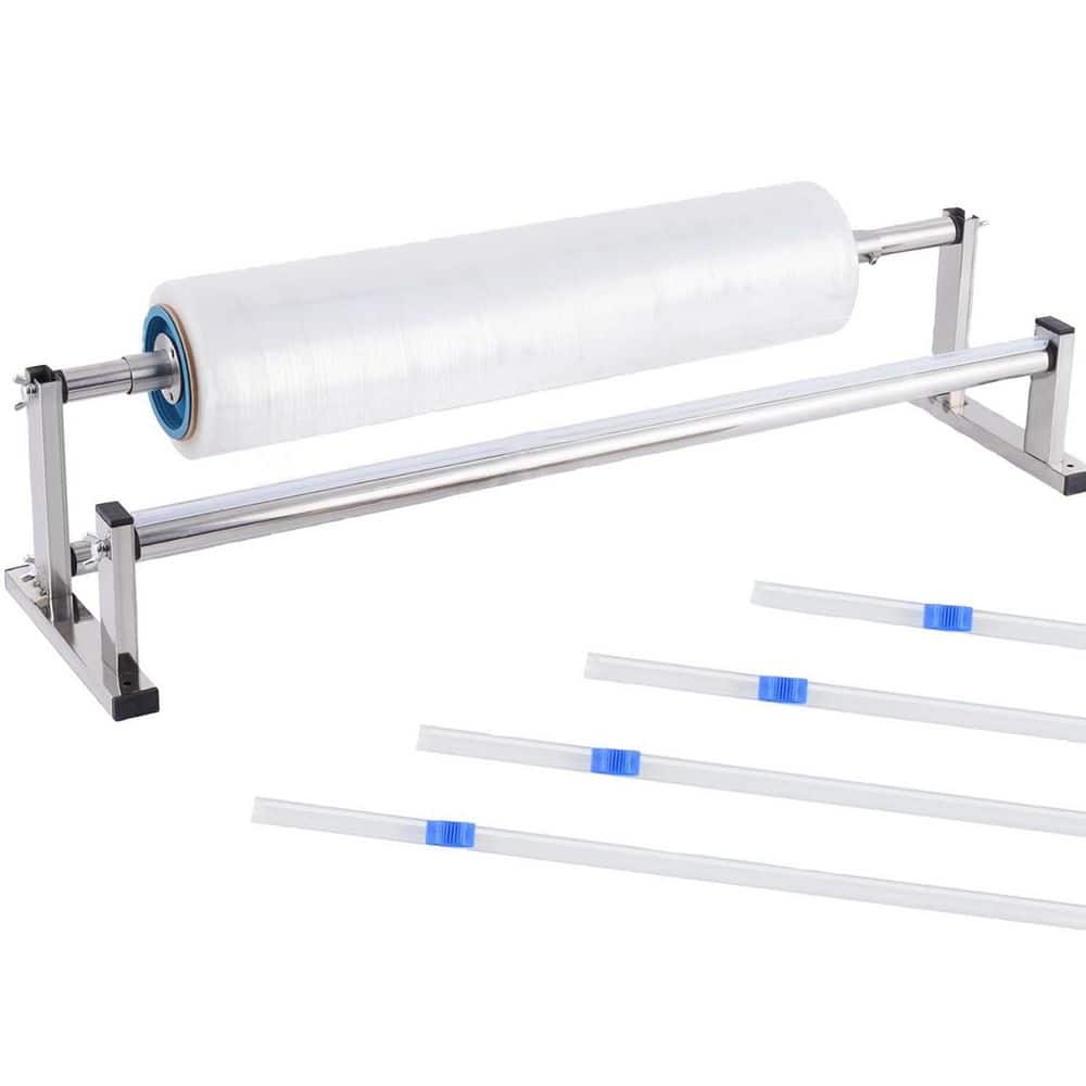 Manual Stretch Film Dispenser Wrapping Machine 4.3 lb. 23.6 x 6.5 x 6.5 in. Stainless Steel Stretch Film Packing Machine price history on PriceWatchPro