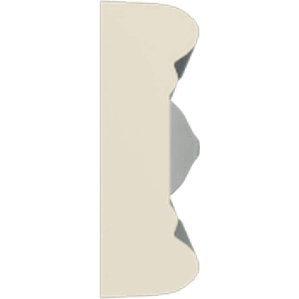 Gray Polyurethane Crown Moulding Chair Rail 94.5"