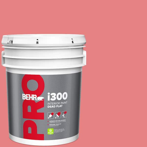 BEHR PRO 5 gal. #P170-4 Sugar Poppy Dead Flat Interior Paint