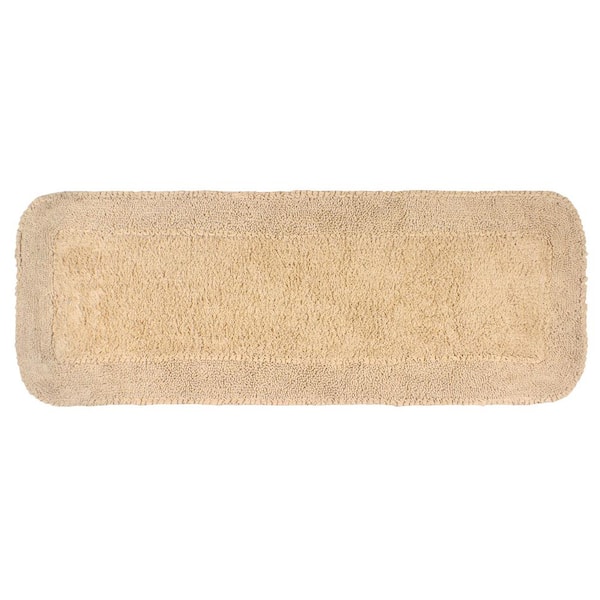 Radiant Collection 100% Cotton Bath Rug Set, Machine Wash, 21 in. x54 in. Runner, Linen
