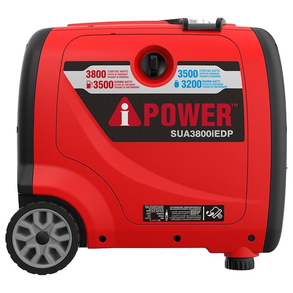 A-iPower 3,800-Watt Remote Electric Start Dual Fuel Powered Inverter Generator with CO Sensor