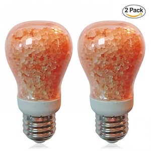 A19 Edison Pink Salt, 7-Watt LED Night Light Bulb (Pack of 2)