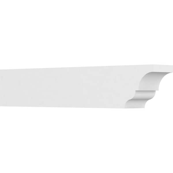 Ekena Millwork 6 in. x 8 in. x 42 in. Asheboro PVC Rafter Tail Brace