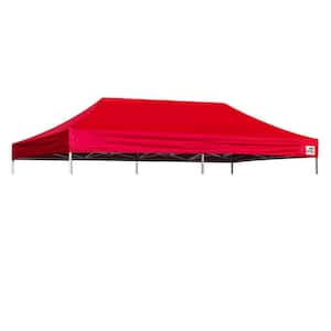Eur max USA New 10 ft. x 20 ft. Pop Up Replacement Canopy Tent Top Cover, Instant Ez Canopy Top Cover ONLY(red