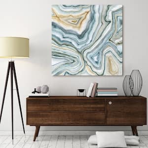 "Agate Abstract II" by EAD Art Coop Frameless Free-Floating Tempered Art Glass Wall Art