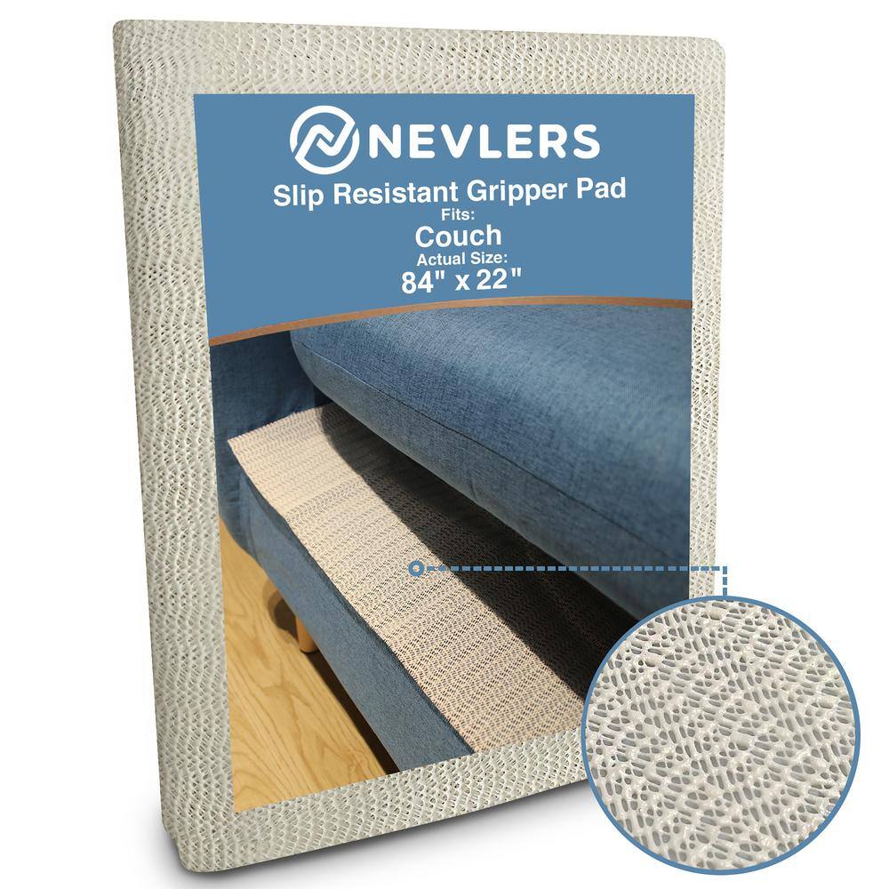 Nevlers 84 in. x 22 in. Couch AntiSlip Gripper Pad NH29 The Home Depot