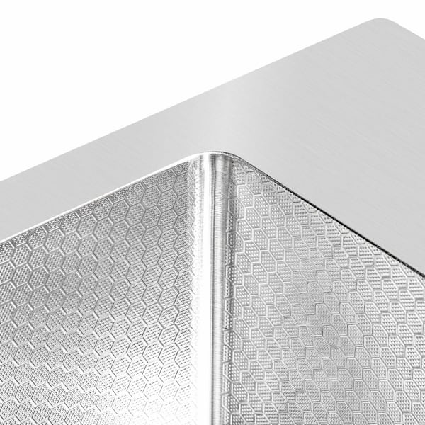 HEX 25 in. Drop-in Single Bowl Stainless Steel Kitchen Sink with Faucet