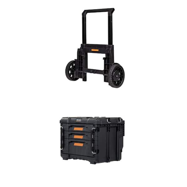 Pro Gear System Gen 2.0 Rolling Tool Box with 9 in. Wheels and 14.6 in. 3-Drawer Hand Tool Box Combo