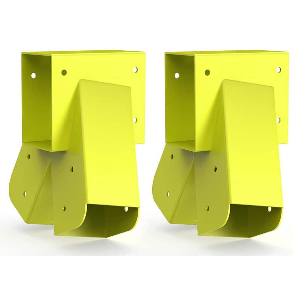 Heavy Duty Swing Set Brackets with Mounting Accessories for 4 x 4 A Frame Outdoor Playground Yellow 2 Pieces price history on PriceWatchPro