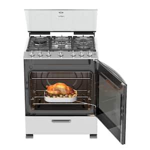 30 in. 5.1 cu.ft. Gas Range with Self-Cleaning in. Stainless Steel