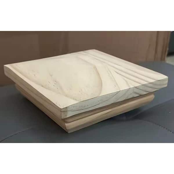 6 in. x 6 in. Step-In Flat Top Post Cap