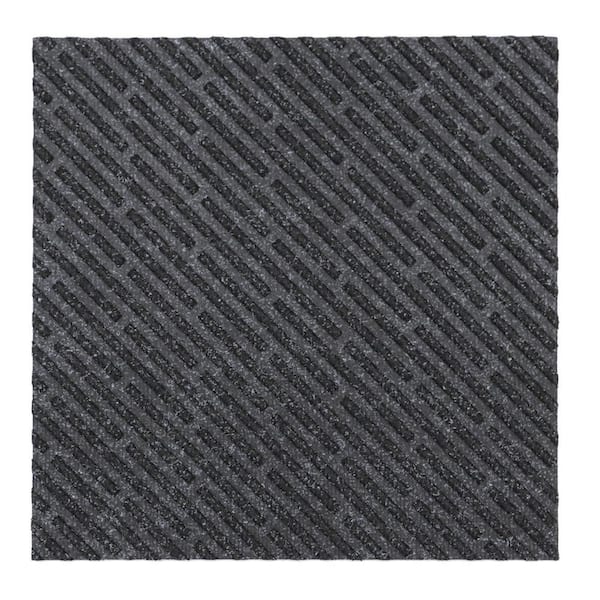 REPP-Tile Anthracite-Gray Commercial/Residential 19.5 in. x 19.5 in. Tape/Glue-Down Carpet Tile Squares, 42.25 sq. ft.