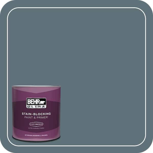 BEHR ULTRA 1 qt. #ECC-64-3 Desert Night Extra Durable Eggshell Enamel Interior Paint & Primer