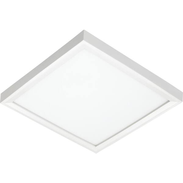 Juno JSFSQ Slimform 3000K 90CRI 7 in. Square White Integrated LED Surface Mount Dimmable Flush Mount