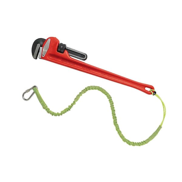 15 lbs. Lime Stainless Extended Single Carabiner Tool Lanyard