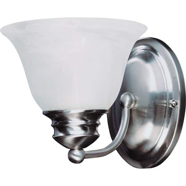 Maxim Lighting Malaga 1-Light Satin Nickel Sconce