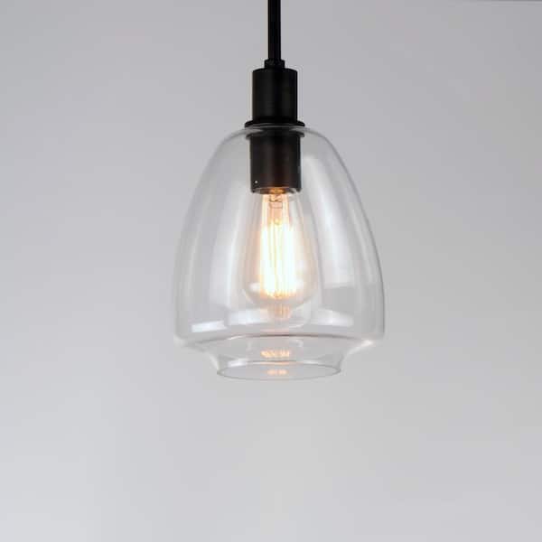 Maxim Lighting - Babylon 1-Light Black Pendant Light