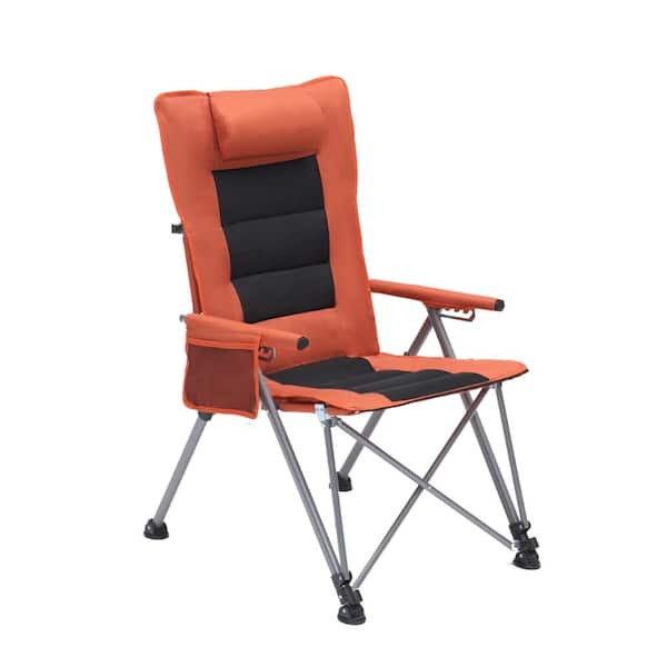 Otryad Orange 5-Position Adjustable Reclining Beach Chair