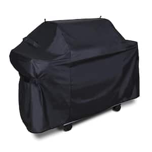Deluxe 61 in. PVC/Polyester Grill Cover compatible with Genesis 300