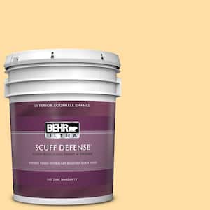 5 gal. #300A-3 Melted Butter Extra Durable Eggshell Enamel Interior Paint & Primer