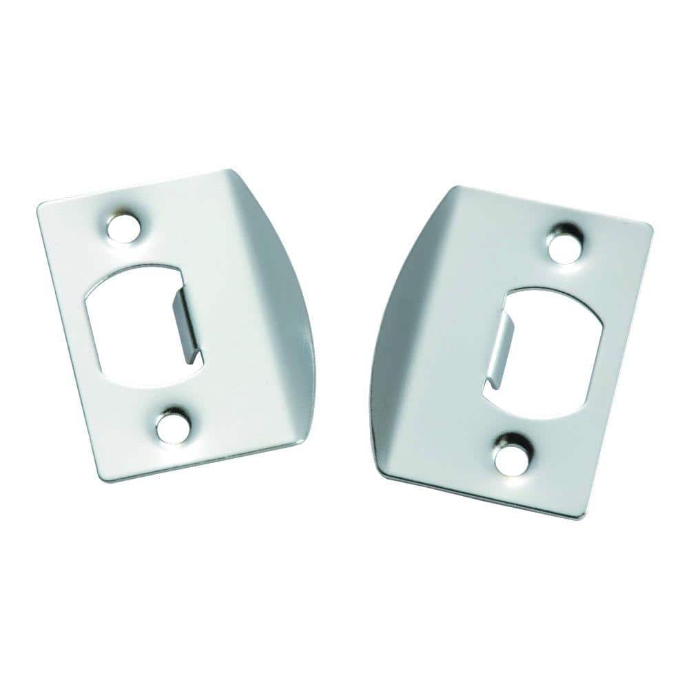 Chrome Full Lip Door Strikes (2-Pack) price history on PriceWatchPro