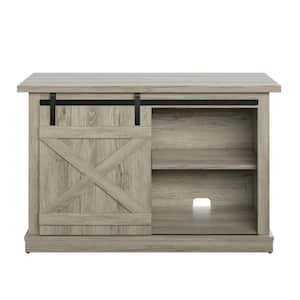 40 in. Ashland Pine TV Stand Fits TV's up to 49 in. with Barn Door