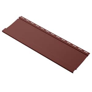 Board and Batten 24 in. Vinyl Siding Sample in Russet Red