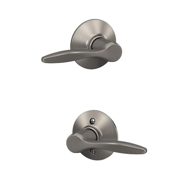 Schlage Delfayo Satin Nickel Passage Hall/Closet Door Handle