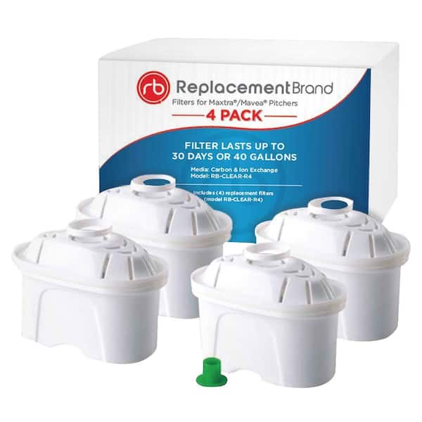 ReplacementBrand Comparable Filters for Maxtra/Mavea (4-Pack)