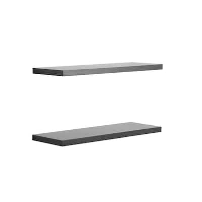 Stylewell 3 In H X 36 W 6 D, Frosted Glass Floating Shelves Bunnings