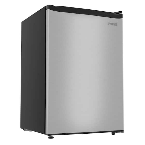 2.6 cu. ft. Compact Refrigerator with Auto-Defrost, in Stainless