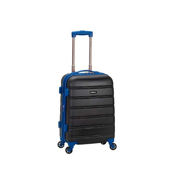 Rockland 28 in Expandable ABS Dual Wheel Spinner, Navy