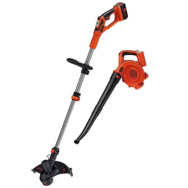 40V MAX Brushless Cordless Battery Powered String Trimmer (1) 2Ah Battery & Charger & Leaf Blower (Tool Only)