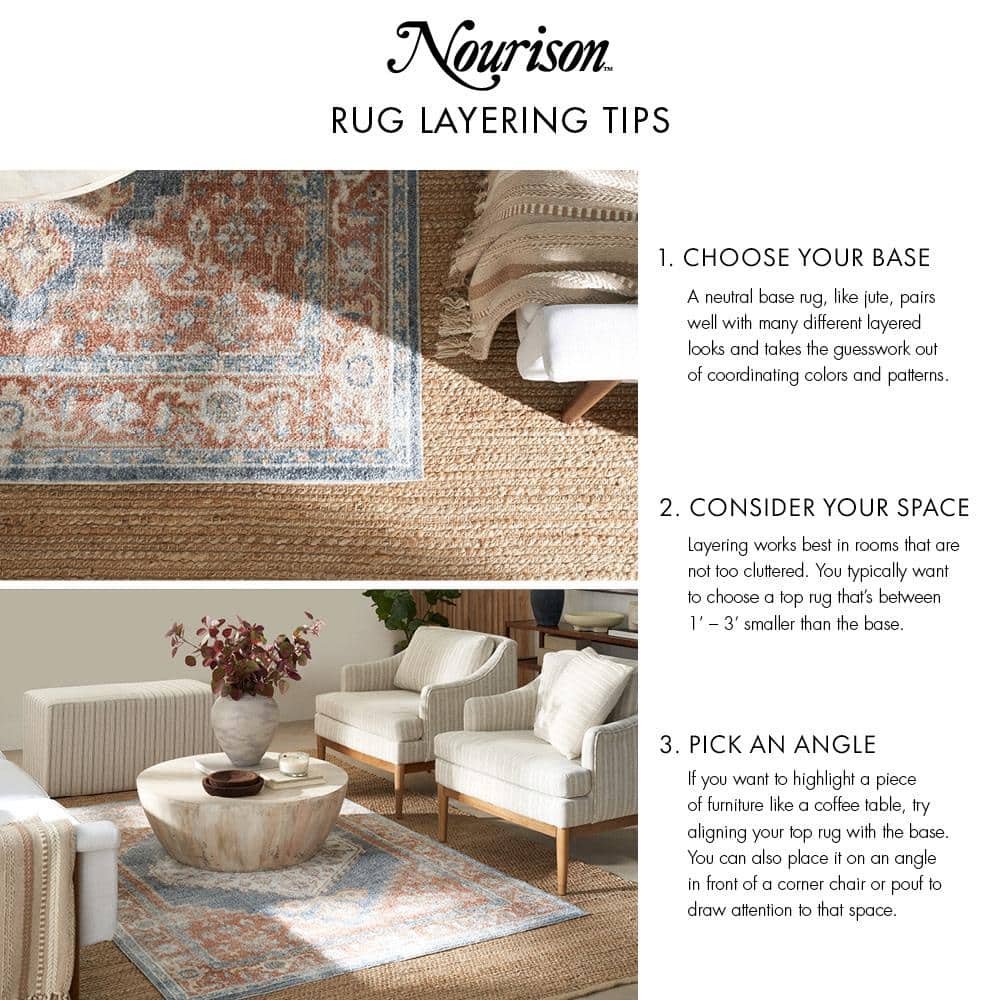 Earthy Elegance Natural Jute 2'3" x 8' Runner Rug