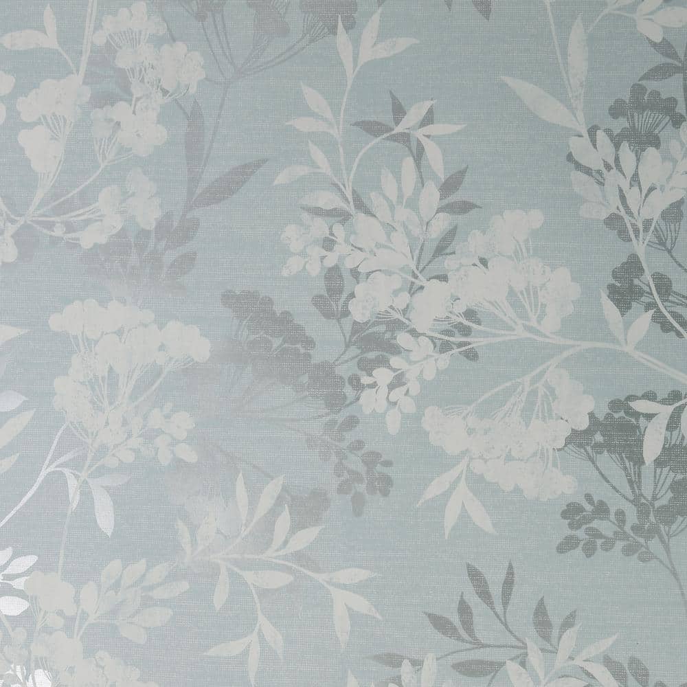 Isla Duck Egg Removable Wallpaper Sample