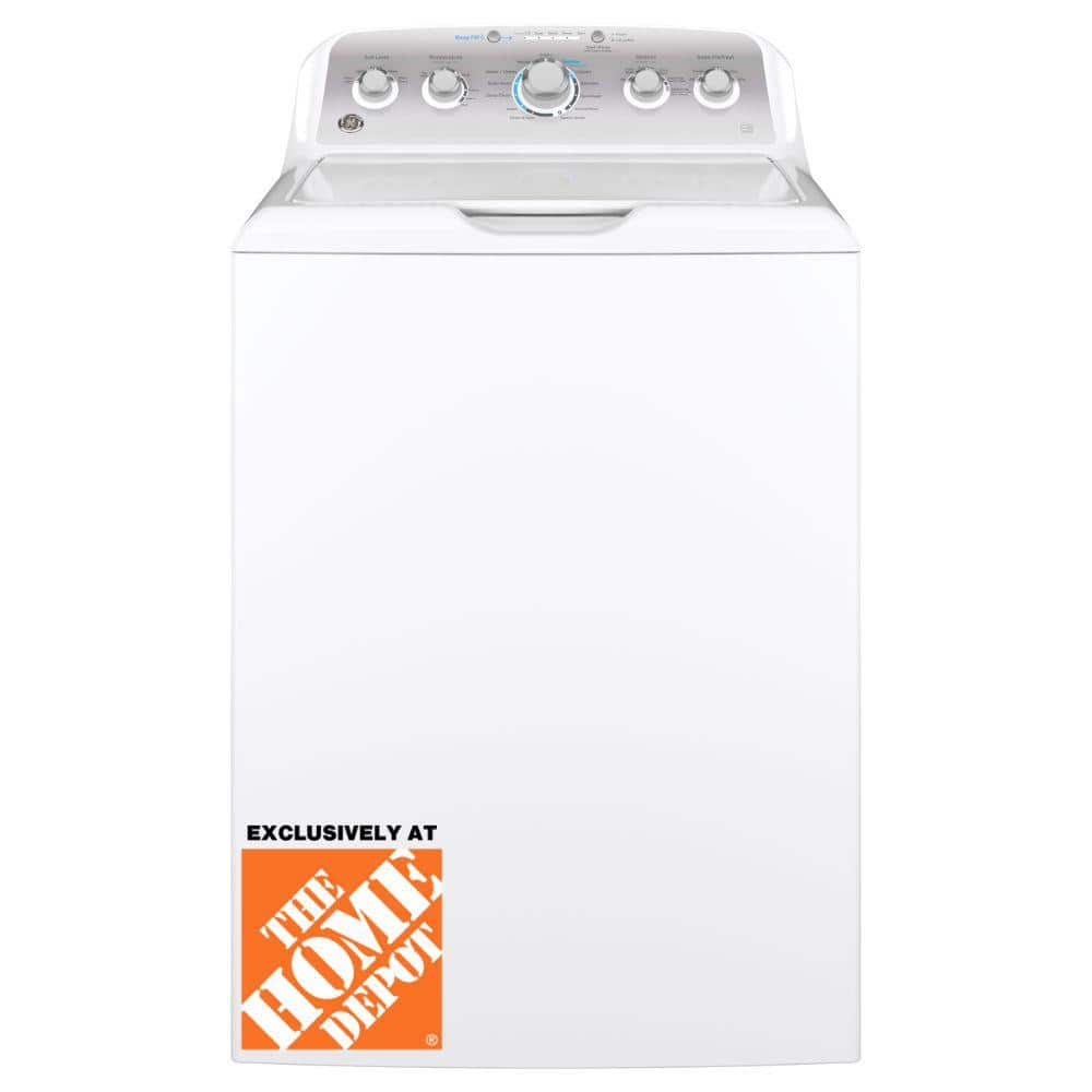 4.6 cu. ft. High-Efficiency White Top Load Washing Machine with Sanitize with Oxi, ENERGY STAR