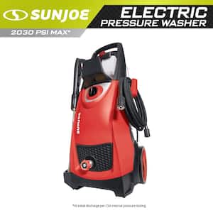 1450 PSI 1.24 GPM 14.5 Amp Cold Water Corded Electric Pressure Washer, Red