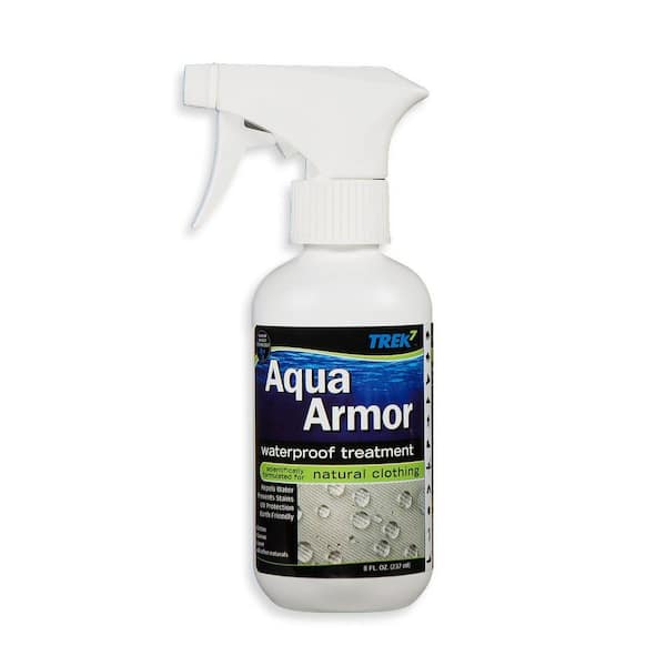 Trek7 Aqua Armor 8 oz. Fabric Waterproofing Spray for Natural Clothing