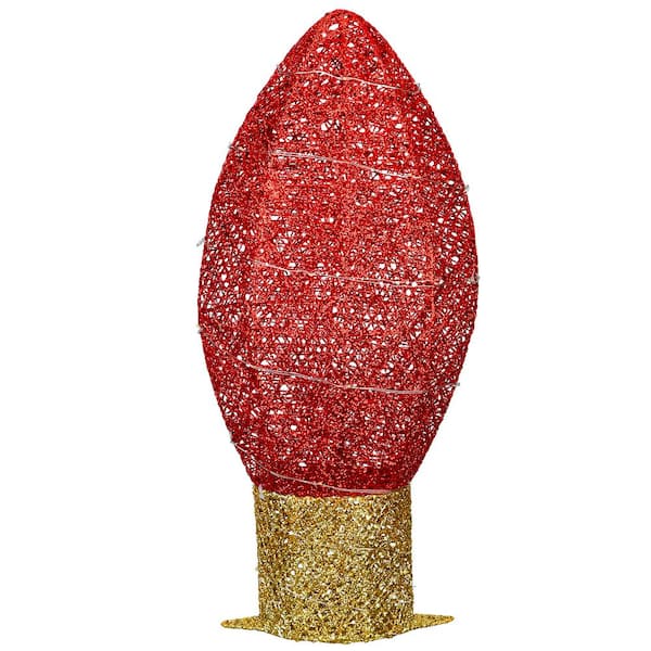 Holiday Light Bulb: Red Fine Glitter – Jewelry By Jen LLC