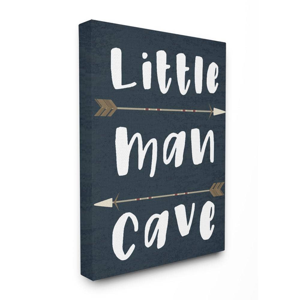 16 in. x 20 in. Little Man Cave Arrows by Daphne Polselli Printed Canv