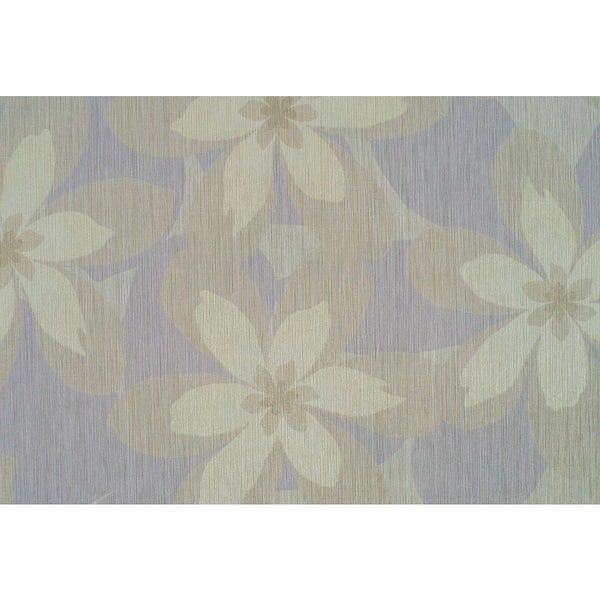 Washington Wallcoverings Lavender Textured Floral Wallpaper