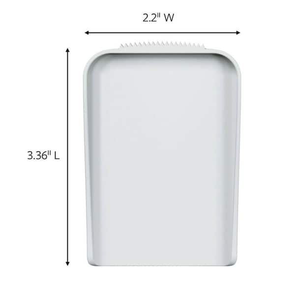 5 lb. Jumbo White Canvas Picture Hanger (1 Hook, 4 Strips)