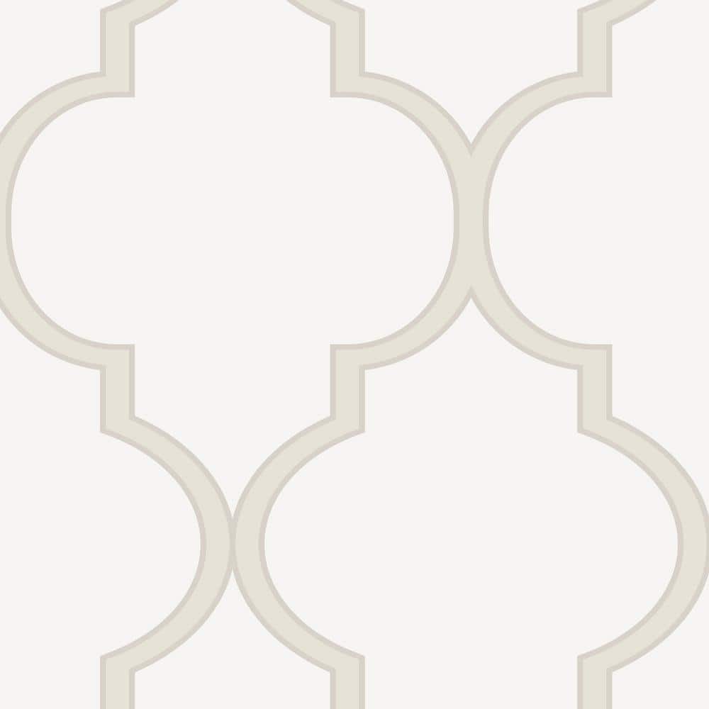 Moroccan Beige Peel and Stick Vinyl Wallpaper