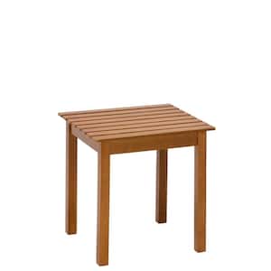 Hardwood Porch Side Table Natural with Lacquer
